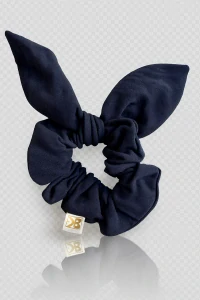 Hair scrunchie blue